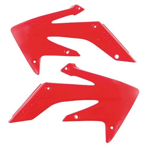 Acerbis Red Radiator Shrouds for Honda - 2043630227