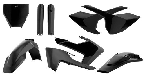 Acerbis Black Full Plastic Kit for Husqvarna - 2462600001