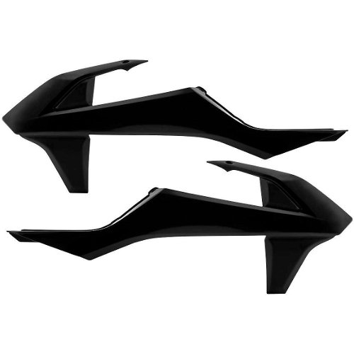 Acerbis Black Radiator Shrouds for KTM - 2421080001