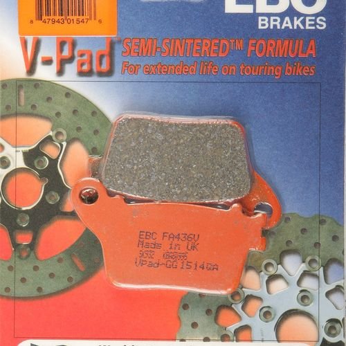 EBC 1 Pair V-Pad Semi-Sintered Touring Brake Pads MPN FA436V