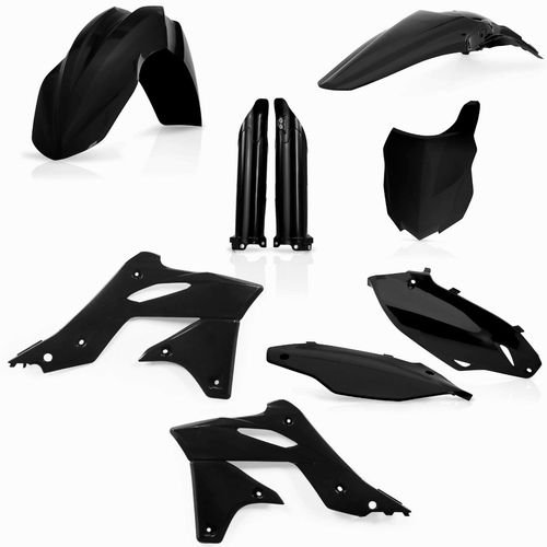 Acerbis Black Full Plastic Kit for Kawasaki - 2314180001