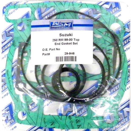 WSM Top End Gasket Kit For Suzuki 250 RM 99-00 29-946