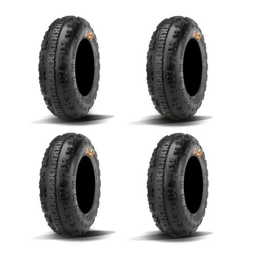 Full Set Of Maxxis RAZR Cross Bias (4 Ply) ATV Tires 21x7-10 (4)