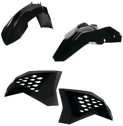 Acerbis Black Standard Plastic Kit for KTM - 2113790001