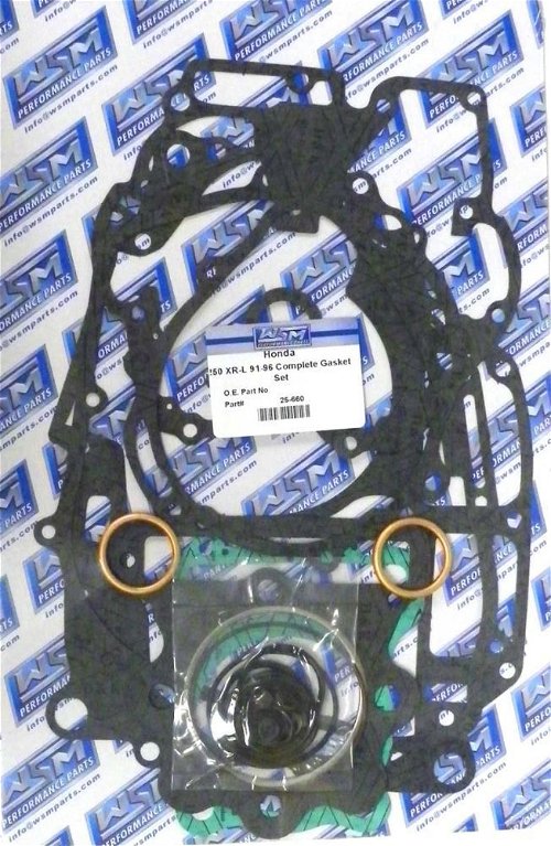 WSM Complete Gasket Kit For Honda 250 XR 85-96 25-660
