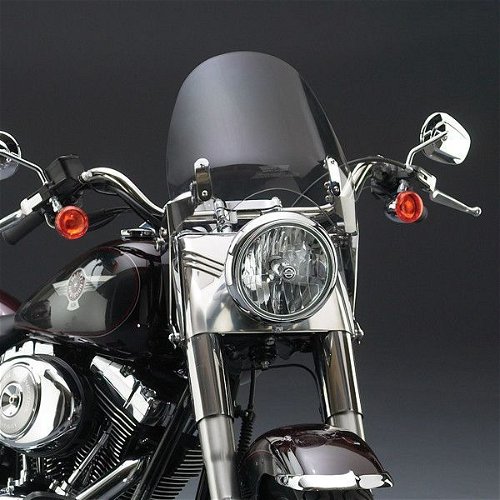 National Cycle Clear SwitchBlade Deflector Quick Release Windshield With Mount Kit, Covered Forks