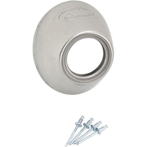 FMF Replacement End Cap Slash Cut Stainless - 040635
