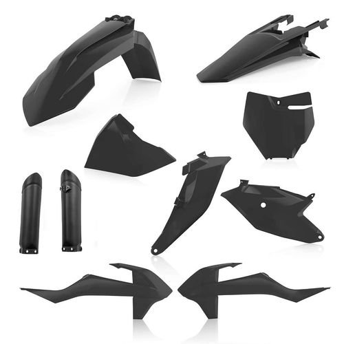Acerbis Black Full Plastic Kit for KTM - 2686020001