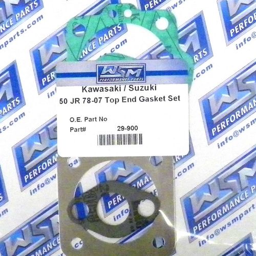 WSM Top End Gasket Kit For Kawasaki / Suzuki 50 KDX / JR 78-07 29-900