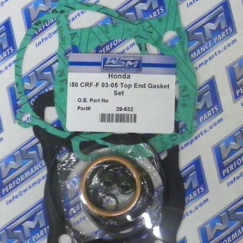 WSM Top End Gasket Kit For Honda 150 CRF-F 03-07 29-632