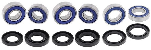 Complete Bearing Kit for Front and Rear Wheels fit Suzuki LT-Z50 06-09