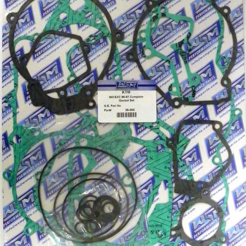 WSM Complete Gasket Kit For KTM 360 / 380 EGS / EXC / SX 95-02 25-855