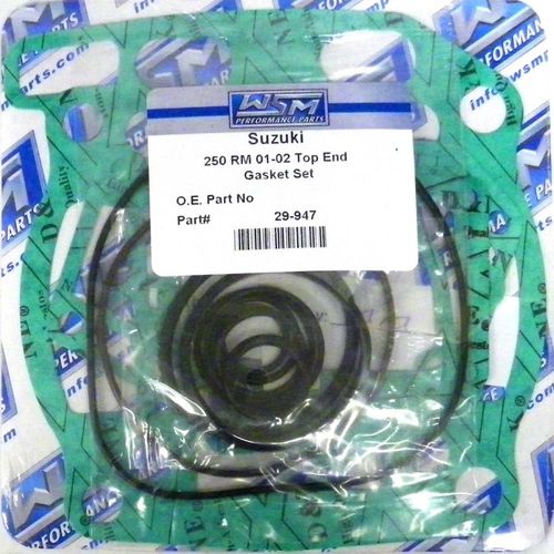 WSM Top End Gasket Kit For Suzuki 250 RM 01-02 29-947
