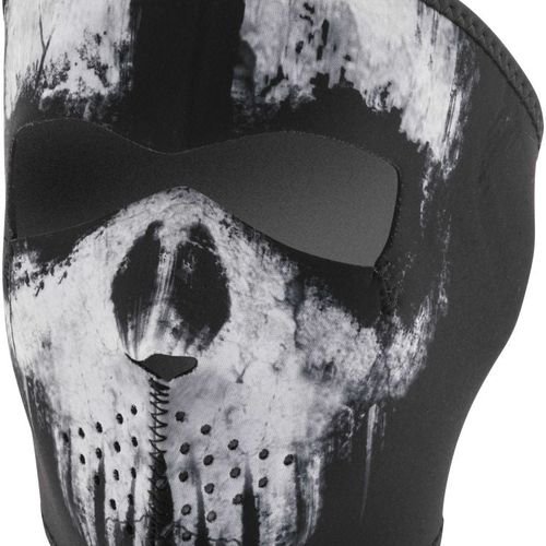 Zan Headgear Full Mask Neoprene Skull Ghost