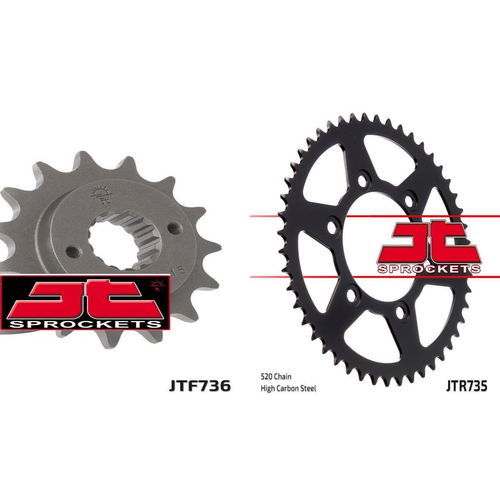 Front & Rear Sprocket Kit for DUCATI 620 Monster ie 02-03 JT Sprockets