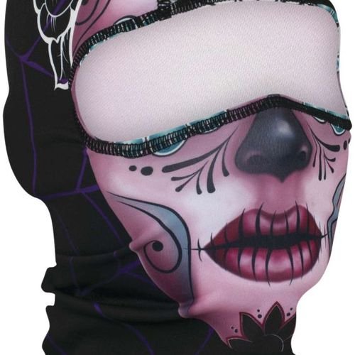 Zan Headgear Polyester Balaclava Sugar Skull
