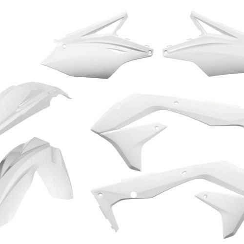 Acerbis White Standard Plastic Kit for Kawasaki - 2449610002
