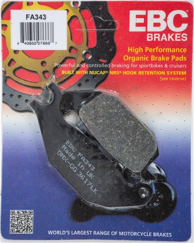 EBC 1 Pair FA Series Organic Replacement Brake Pads MPN FA343