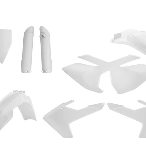 Acerbis White Full Plastic Kit for Husqvarna - 2462600002