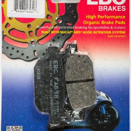 EBC 1 Pair FA Series Organic Replacement Brake Pads MPN FA698