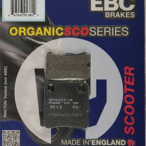 EBC 1 Pair Premium SFA Organic OE Replacement Brake Pads MPN SFA257/2