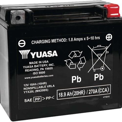 Yuasa AGM Battery - YUAM32X5B