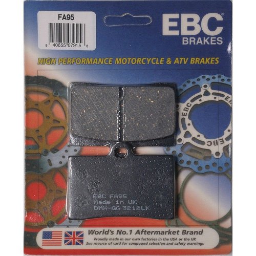 EBC 1 Pair Premium SFA Organic OE Replacement Brake Pads MPN FA95