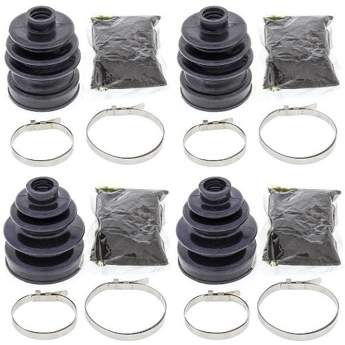 Complete Front Inner & Outer CV Boot Repair Kit LT-A400F 4WD King Quad 08-15