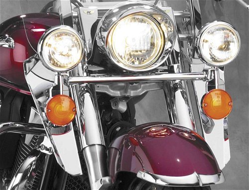 National Cycle Lower Deflectors for Switchblade Windshield 13.75" Chrome N763A