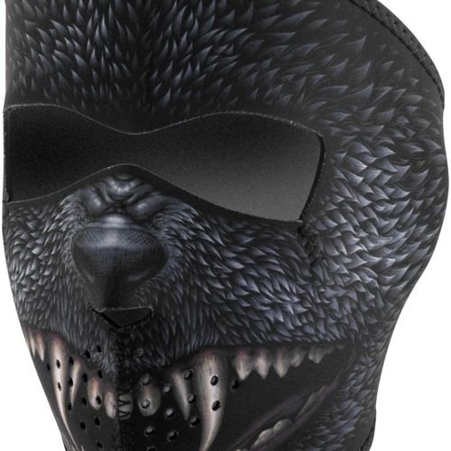 Zan Headgear Full Mask Neoprene Silver Bullet