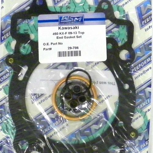 WSM Top End Gasket Kit For Kawasaki 450 KX-F 09-15 29-786