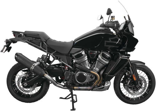 Two Brothers Racing S1R Series Black Slip-On System For Harley-Davidson Pan America 1250 2021