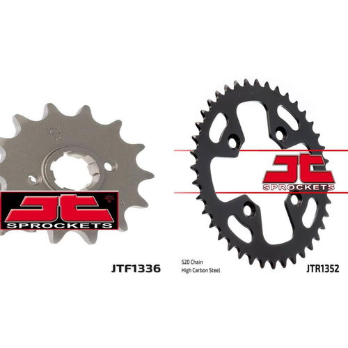 Front & Rear Sprocket Kit for HONDA ATC350 X 86 JT Sprockets