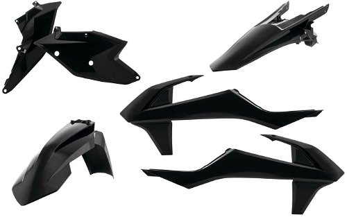 Acerbis Black Standard Plastic Kit for KTM - 2634060001