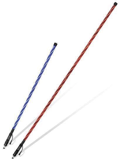 Boss Audio Systems Remote-Controlled RGB LED Lighted Whips 6 ft.