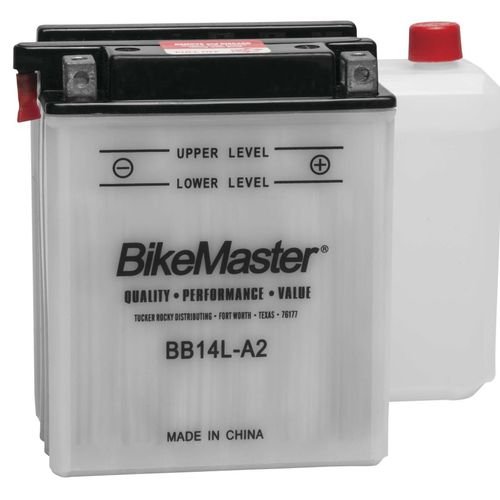 BikeMaster Performance Conventional Battery For Yamaha TX650 1974 White
