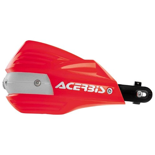 Acerbis Red/White X-Factor Handguards - 2374191005