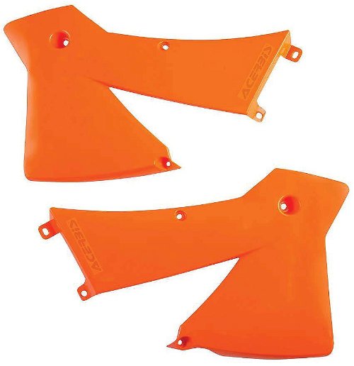 Acerbis Orange Radiator Shrouds for KTM - 2071380237