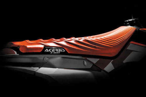Acerbis 16 Orange/Black X-Seat - 2449745225