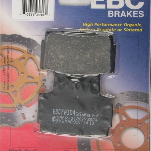 EBC Organic Brake Pad and Shoes For Yamaha RZ500 1984-1986 Front/Rear