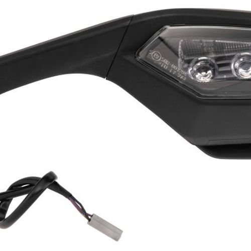 BikeMaster O.E.M. Replacement Mirror For Yamaha YZF-R1 2015-2019 Left Black