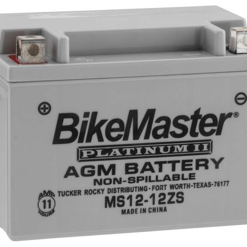 BikeMaster AGM 12V Platinum Battery For Honda NC700X/XD DCT ABS 2012-2018 Grey