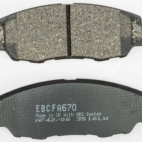 EBC 1 Pair FA Series Organic Replacement Brake Pads MPN FA670
