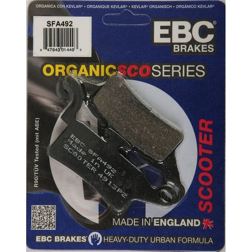 EBC 1 Pair Premium SFA Organic OE Replacement Brake Pads For Yamaha Zuma 125 YW125 2009-2015