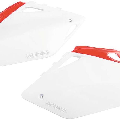 Acerbis White Side Number Plate for Honda - 2082040002