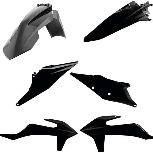 Acerbis Black Standard Plastic Kit for KTM - 2726500001
