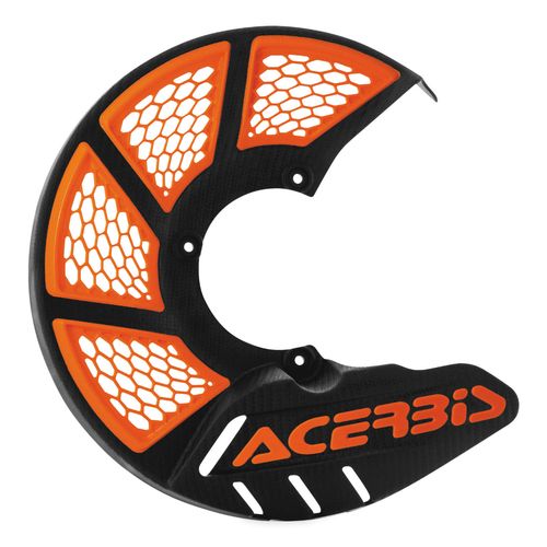 Acerbis Mini Black/Orange X-Brake Vented Disc Cover - 2630555229