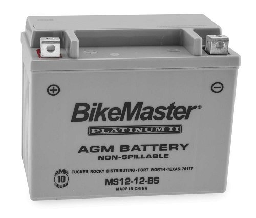 AGM 12V Platinum Battery For Kawasaki ZX600E Ninja ZX-6 1993-2002 Grey
