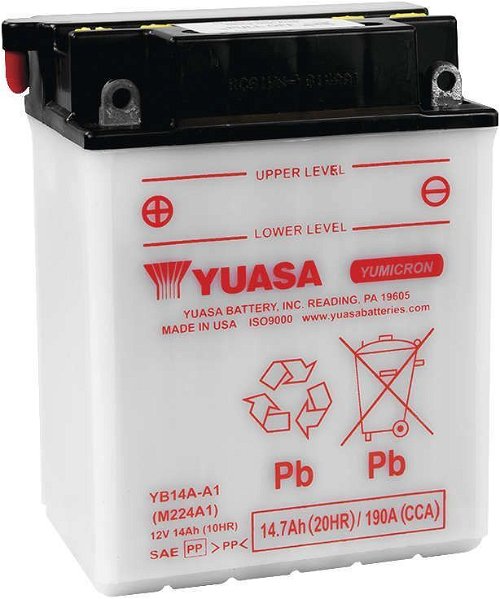 Yuasa 12V Heavy Duty Yumicorn Battery - YUAM224A1