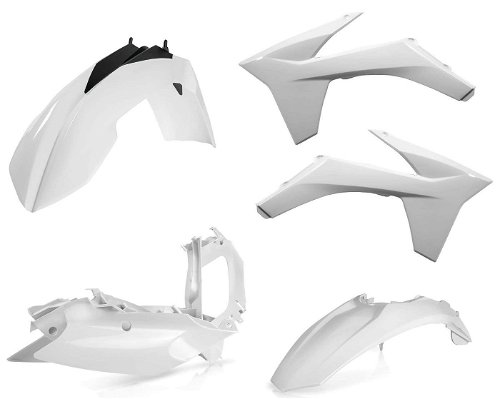 Acerbis White Standard Plastic Kit for KTM - 2250390002